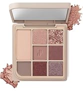Heart Percent Dote On Mood Eye Palette, Vintage Rosy & Brown Theme Classy Mood Makeup Eyeshadow (...