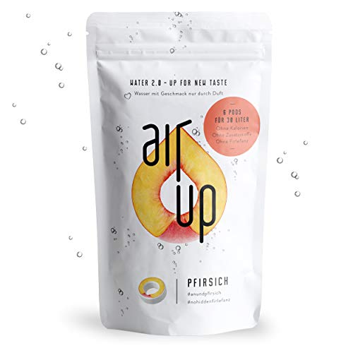air up® Duft-Pods "Pfirsich" für air up® Trinkflasche im 6er Pack für 30 Liter Geschmack