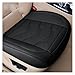 Produktbild Autositzbezüge Luxus-Autositzbezug PU-Leder Sitzkissenbezüge Universelle Auto-Innensitze Schutzpolster Matte Für Vier Jahreszeiten(1pc Front Black)
