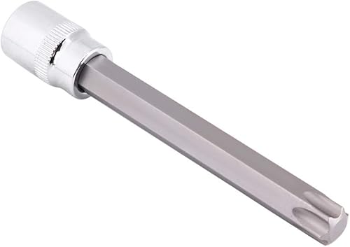 Miniatura 6 de Juego de dados de 3 puntas de estrella extralargas de 8 pulgadas, 7 piezas, juego de dados de 4.331 in (Torx) T25, T30, T40, T45, T50, T55,