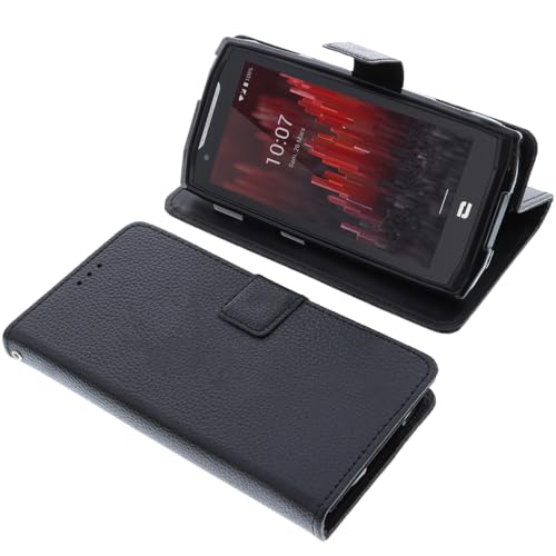foto-kontor Étui Compatible avec CrossCall Core M5 Protection Book Style Case Housse Portefeuille pour téléphone Smartphone Coque à Rabat Support Pochette...