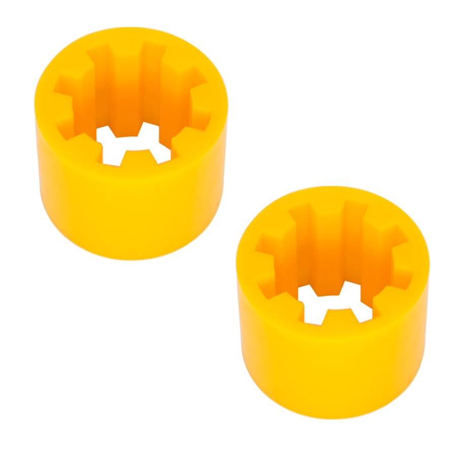 Image of QuickMarine 359448 2 Pcs Boat Generator Pump Drive Sleeves for Kohler 4EF 4EFCD 5E 5ECD 6EF 6EFCD 7.3E 7.3ECD Models 8 Splines