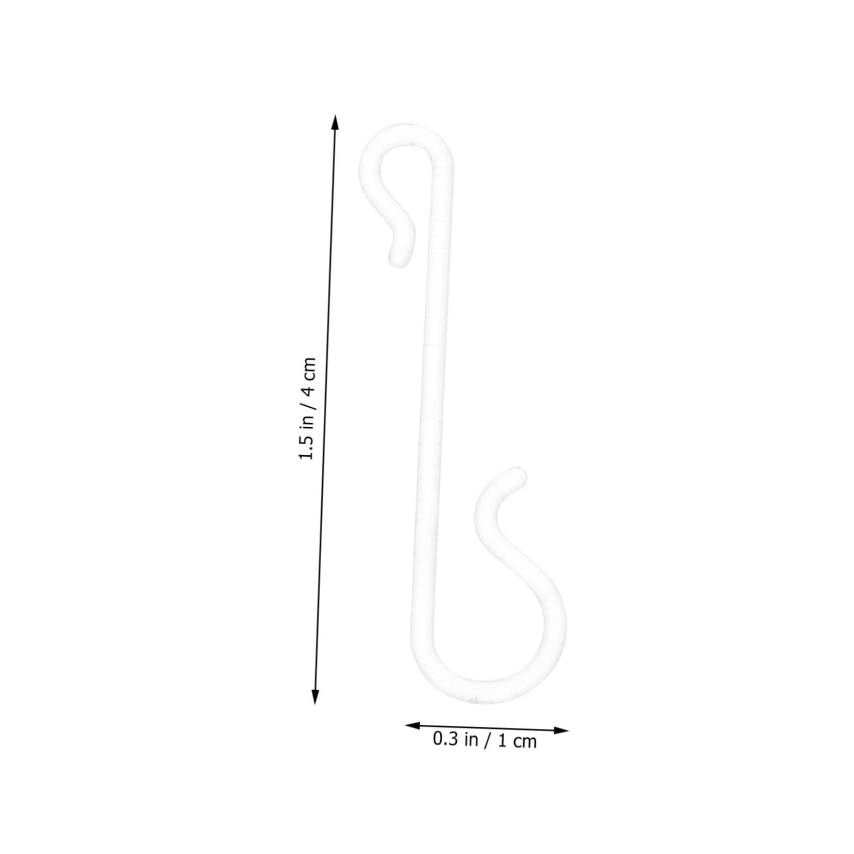 Vaguelly 100Pcs Xmas Present Hangers Holiday Hooks for Christmas Decorations for Hanging Ornaments Stockings and Wreaths for Home and Parties