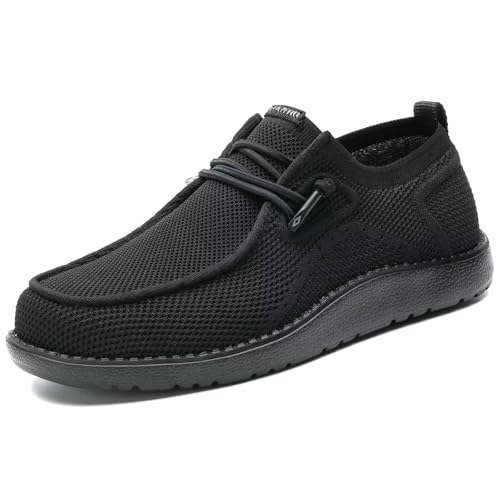 Image of 1TAZERO Men Slip On Shoes Loafer with Arch Support Insoles,Men Casual Shoes for Plantar Fasciitis
