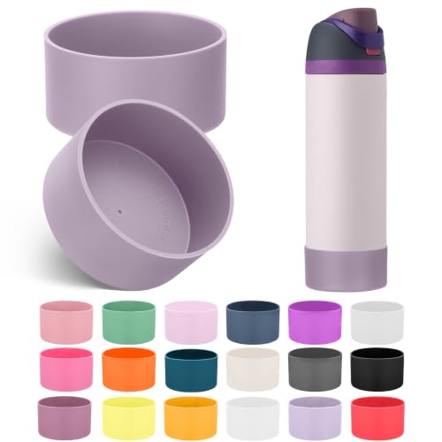 Mity rain 2PCS Silicone Boot for Owala FreeSip Water Bottle 24oz