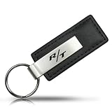  AG Dodge R/T Black Leather Key Chain