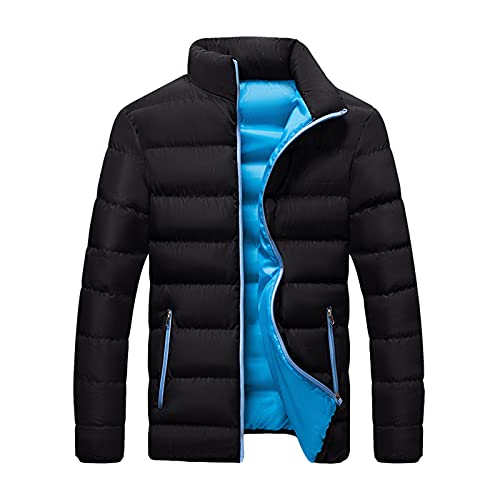 2023 Chaqueta Hombre Acolchada Otoño Invierno Abrigo Ligera Moda Casual Suelto Algodón cuello alto béisbol Chaqueta bomber cremallera plumas Cardigan cálidas Outwear Tops Talla grande Jacket
