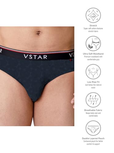 Image of VSTAR Super Soft Cotton Elastane Brief for Men