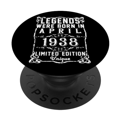 Cumpleaños Abril 1938 Edición Limitada Regalo April PopSockets PopGrip Intercambiable