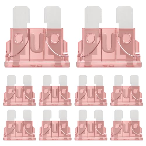 ALLECIN 40A Standard Car Fuses 40 AMP Automotive ATC ATO Blade Fuse 40Amp Auto Fusibles for RV Truck SUV Camper (Pack of 50Pcs)