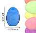 Kid Made Modern Sidewalk Chalk Set for Kids - Washable, Neon Colored Egg Chalk for Outdoor Play and Chalkboard Art - Ages 3+ (6 Pieces, Multicolor)