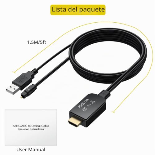 Convertidor Audio TV a Óptico para Disfrutar de Auriculares y Soundbar 7