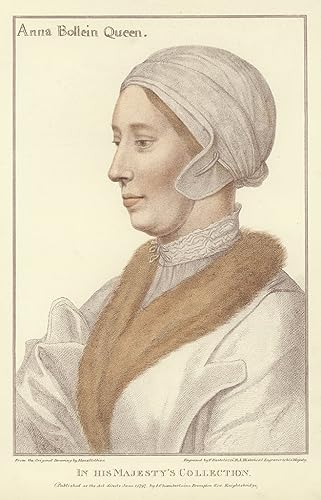 Affiche Impression d'art Anne Boleyn Hans Holbein le Jeune Toile 60x90