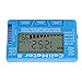 LiPo Charger RC Charger Lipo Battery Balance Charger RC Car Battery Charger Discharger 2-8S for Li Po Li Ion Li Fe Smart Battery Balance Discharger Servo Tester (Blue)
