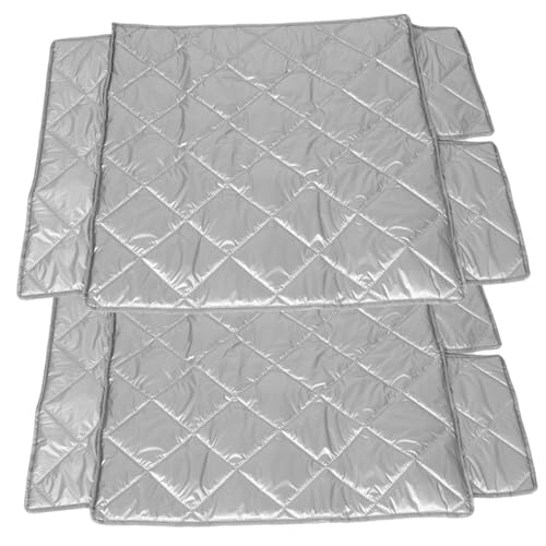 Toyvian Cubierta para Congelador de y Resistente al Sol para Refrigeradores Exteriores Protectora Decorativa para Uso Comercial y Doméstico