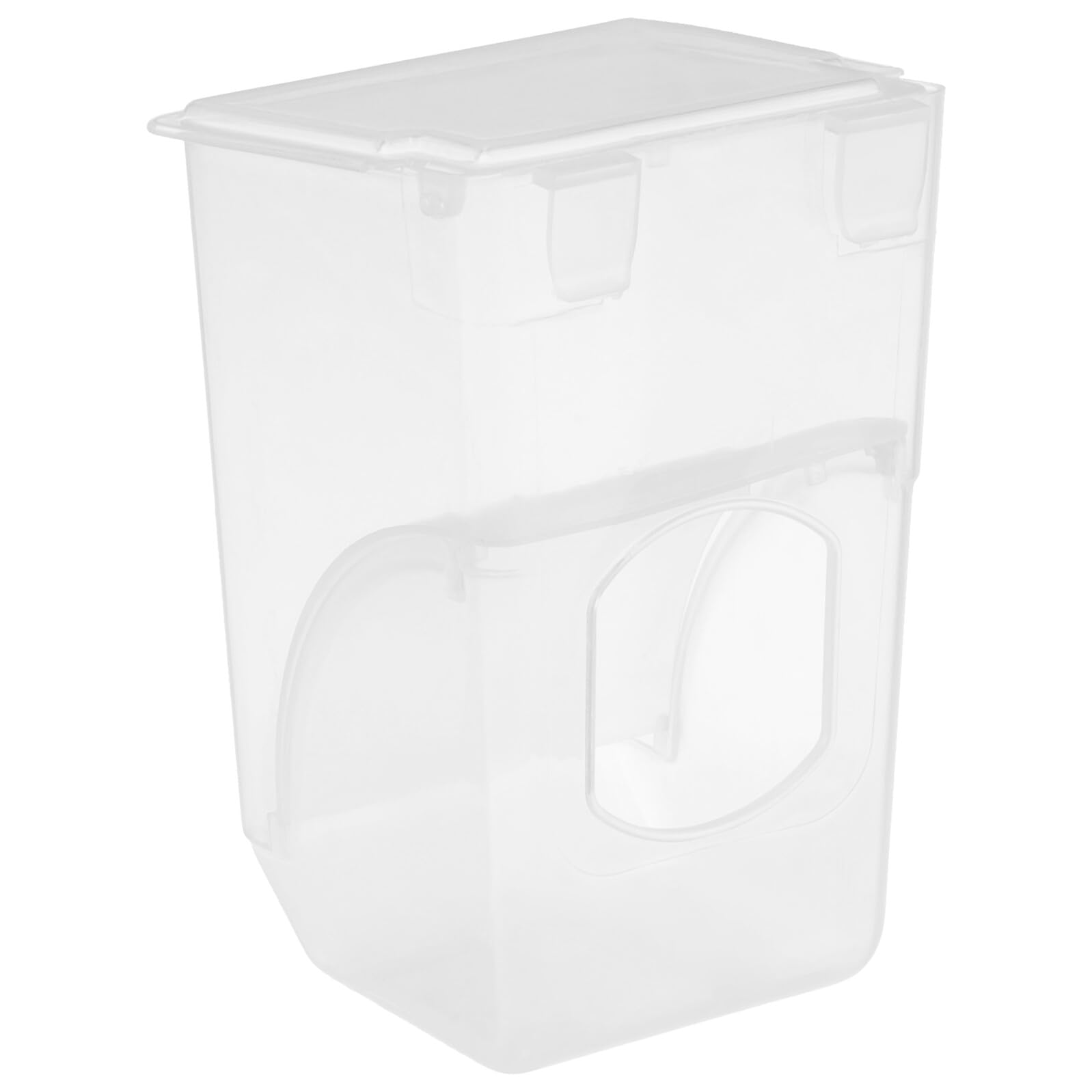 ifundom 4 Mangiatoia per Piccioni e Uccelli Dispenser Alimentare Automatico per Gabbie Quaglie e Pappagalli Contenitore Antispreco Facile da Installare e Riutilizzabile