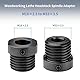 DEEFIINE Spindeladapter für Holzbearbeitung, konvertiert M18 x 2,5 mm auf M33 x 3,5 mm Gewindebohrfutter-Einsatzadapter
