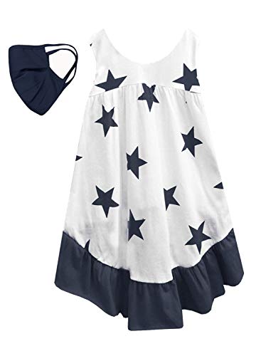 Image of A.T.U.N. (ALL THINGS UBER NICE) Girls Cotton Empire Waist Knee Length Casual Dress