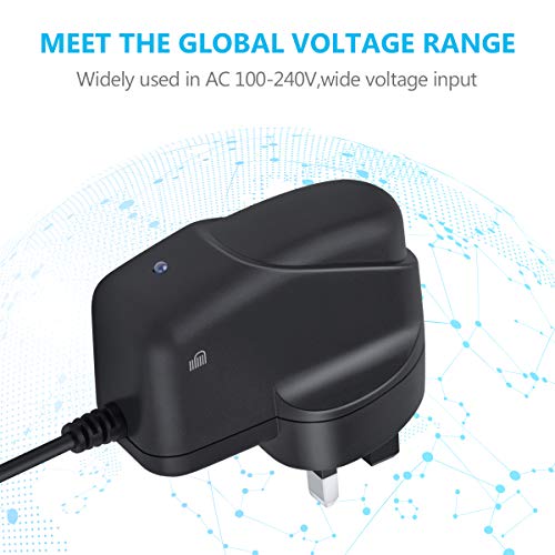 AMEEGO Micro USB UK Mains Charger for Amazon Kindle Fire HD 7 8.9”, PS4, Xbox One, Samsung Galaxy S5, HTC One, LG G4, Sony Xperia Z3, Power Banks, Bluetooth Speakers, and Other Micro USB Devices