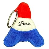 eiffel souvenir shop  Souvenirs de Paris paris-keychain-eiffel-plush, Unisex Baby Schlüsselanhänger Blau blau One Size