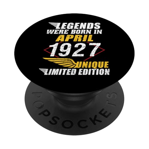 Cumpleaños Abril 1927 Edición Limitada Regalo April PopSockets PopGrip Intercambiable