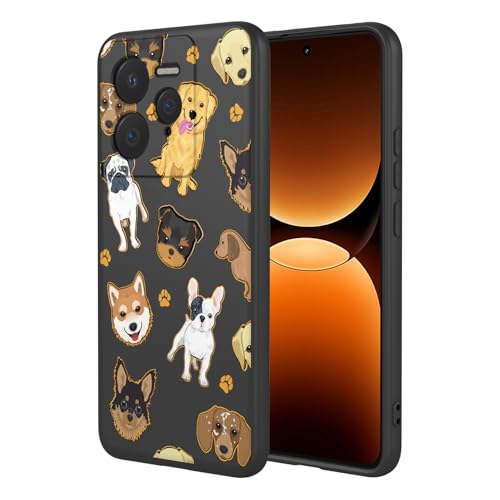 Coque Realme GT 7 Pro motif chien noir pour style et usage quotidien