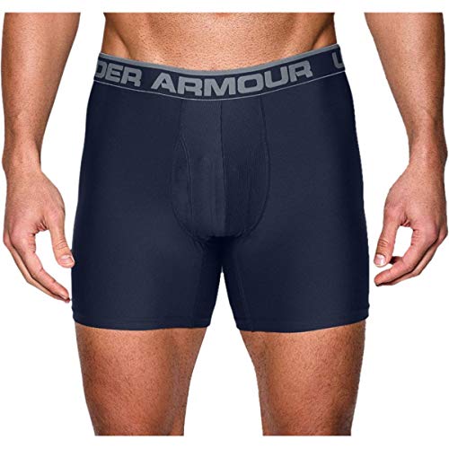 Under Armour O Series 6in Boxerjock - 2-Pack - Men's Midnight Navy/Artillery Green, XL