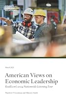 American Views on Economic Leadership: RealEcon’s 2024 Nationwide Listening Tour 0876095953 Book Cover