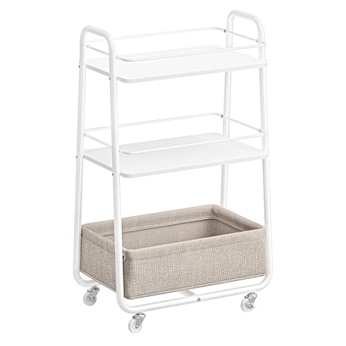 Save 15% on VASAGLE 3-Tier Rolling Storage Cart - $33.99
