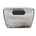 XGCLZBJ Parrilla De Rejilla De Parachoques Delantero De Coche para Audi A6 S6 C6 2005-2011 (Reajuste para Estilo Rs6) Parrilla De Capó De Panal De Malla Hexagonal Deportiva