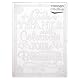Vaessen Creative Prägeschablone Give Thanks Celebrate 14,6 x 10,7 cm – Embossing Folder für Karten Basteln, Scrapbooking, Journaling – Wiederverwendbar, Präzise Ergebnisse, Für Stanzmaschinen