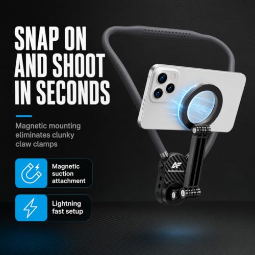 Image of Magnetic Neck Mobile Holder | 3 in 1 Magnetic POV Mount