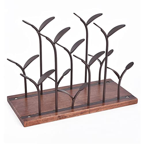 Soporte para Botellas Pequeño de Madera y Metal miniatura 1