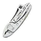 Multitool-Schraubenschlüsselzange, Mehrzweck-Outdoor-Werkzeug mit Schraubenschlüssel,...