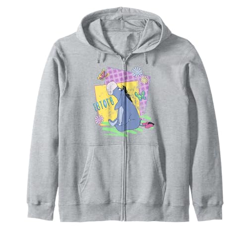 Eeyore Disney sweat à capuche zippé le cadeau rétro parfait pour les fans