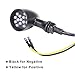 Bompa 2pcs LED Turn Signal Lights Motorcycle Indicators Blinker Amber Light Universal 12V for Harley Honda Yamaha Suzuki (Turn Signal Lights C)