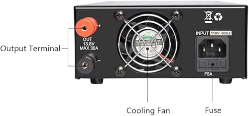 Miniatura 3 de Fuente de alimentación conmutada DWC30WIN, universal compacta 13.8 voltios CC 110 V CA para laboratorio doméstico convertidor AC-DC fuente de