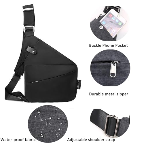 ZUEVI Anti Theft Travel Sling Bag for Women/Men - Fashion Crossbody Purse for Casual Traveling2