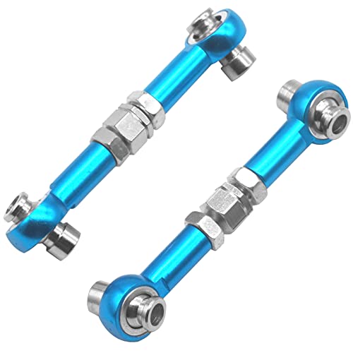 Share Goo HS706 4Pcs Sharegoo Rc Aluminum Linkages Steering Servo Rod Turnbuckle 102017 Compatible With Himoto Redcat Racing 1/10 On-Road Rc Car thumb #4