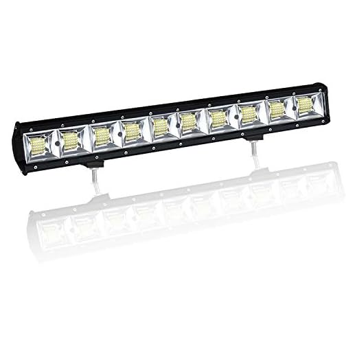 Barra de luz de Trabajo LED de 22 Pulgadas 480W con Doble Fila, luz de Trabajo 7D, Luces de Carretera para 4WD 4x4 camión Coche Pickup Barco antiniebla lámpara