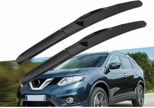 ZHUNDU Essuie-Glace Balai essuie-Glace de Voiture en Caoutchouc de Silicone Compatible Avec NIS&sanâ€¦ – Vignette