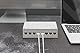 DIGITUS Set: Patchpanel – Modular – Desktop – 8-Port – Geschirmt – Grau – Mit 8x Cat6A Keystone-Modul