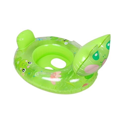 Image of Airavat Floats for Pool, Inflatable Pool Floats Swimming Ring, Swimming Float for Junior, Inflatable Floater, Water Float for Kids Swimming Pool Beach Summer Water Float Party Outdoor (Green Frog)