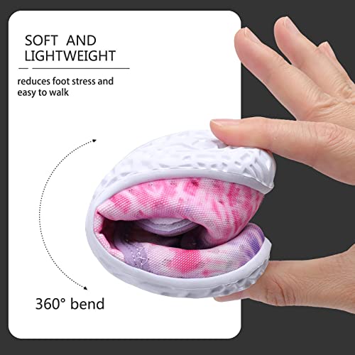 Image of FEETCITY Boys Girls Water Shoes Kids Aqua Socks Quick Dry Barefoot for Beach Swimming Pool