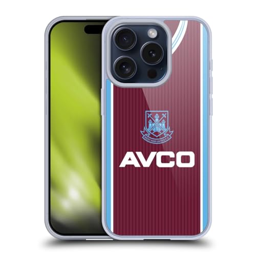 Funda West Ham United FC 1987 para iPhone 15 Pro en el estadio