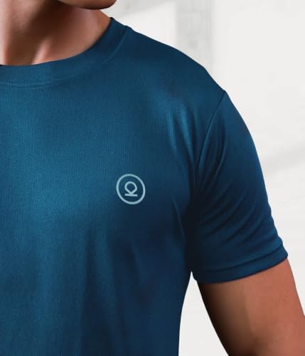 Image of CHKOKKO Gym T Shirts for Men Workout Activewear Solid Quick Dry Sports Tshirt for man Breathable Lightweight Half Sleeve Regular Fit Round Neck Running Boys T Shirt