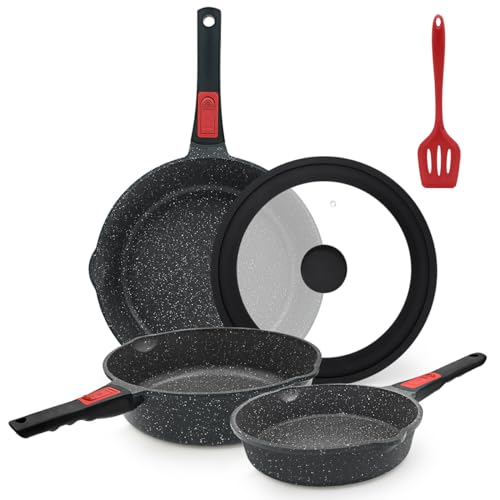 Imagen de AIKENBBKK Juego de Sartenes Antiadherentes de 5 Piezas