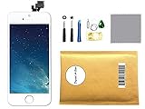 iphone 5 Screen Replacement Set For Lcd Touch Screen Digitizer Frame Assembly (Free Tool Kit)iphone 5 (White)