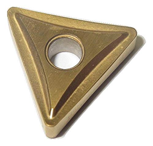 Cobra Carbide 42610 Solid Carbide Turning Insert, CM14 Grade, Multilayer Coated, TNMP Style, TNMP 322, 1/8