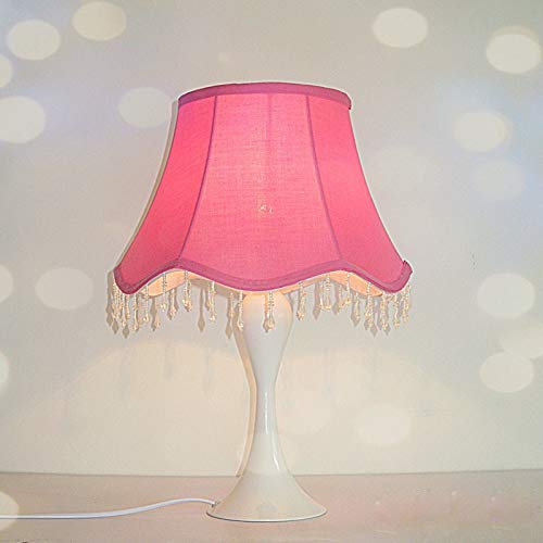 Preisvergleich Produktbild Lfixhssf Tischleuchte für Schlafzimmer einfach modern Nachttischlampe Warm Prinzessin Hochzeit Kreative Wohnzimmer USA Hochzeit Blau Tischlampe Lfixhssf, C